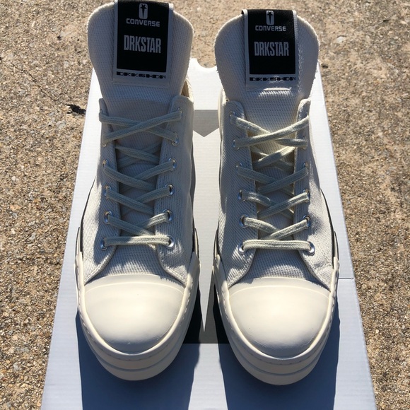 RICK OWENS x Converse DRKSTAR OX (SZ 10.5) - Picture 6 of 8